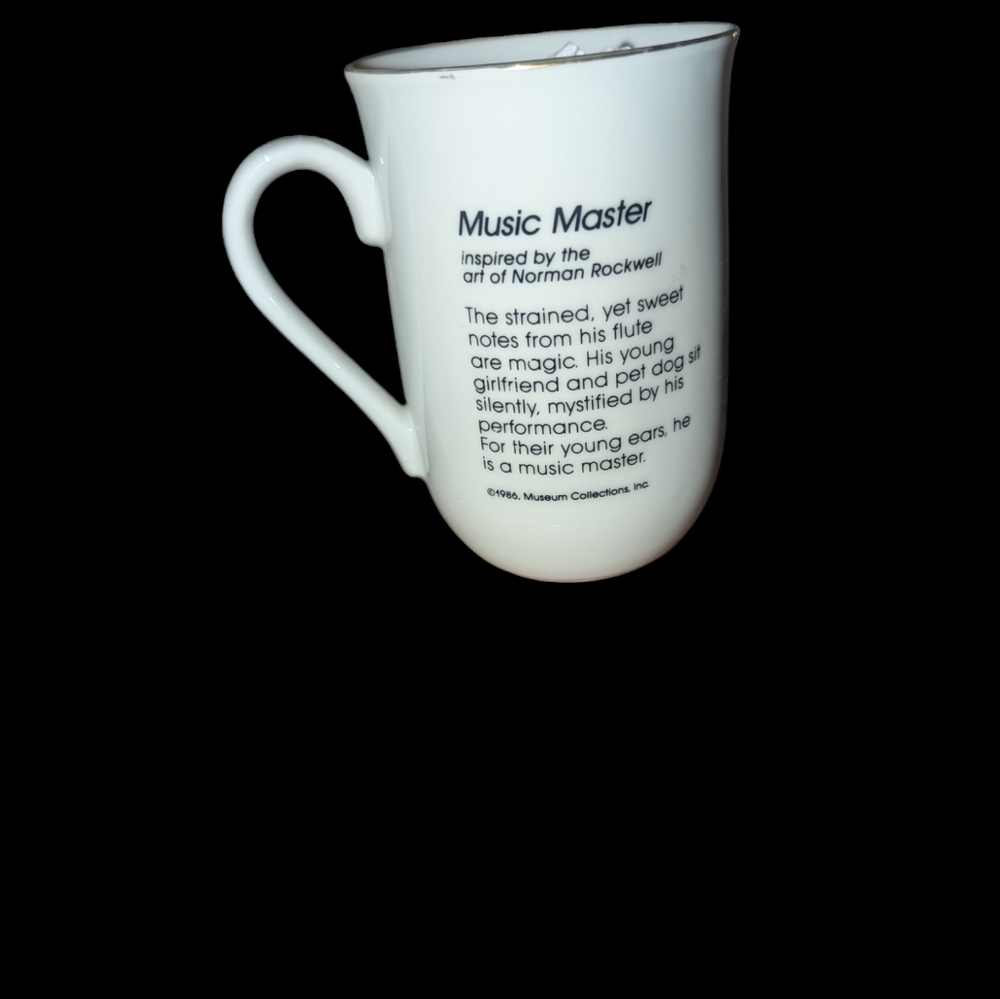 2 Norman Rockwell Collectable Ceramic Mugs "Music Maker" "Dollhouse for Sis" - Picture 6 of 7
